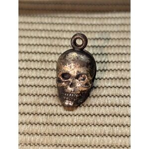 Vintage Cracker Jack Miniature Skull Charm